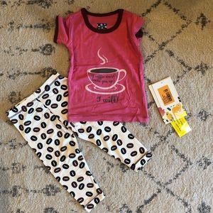 6-12 months short sleeve Kickee Pants pajama set